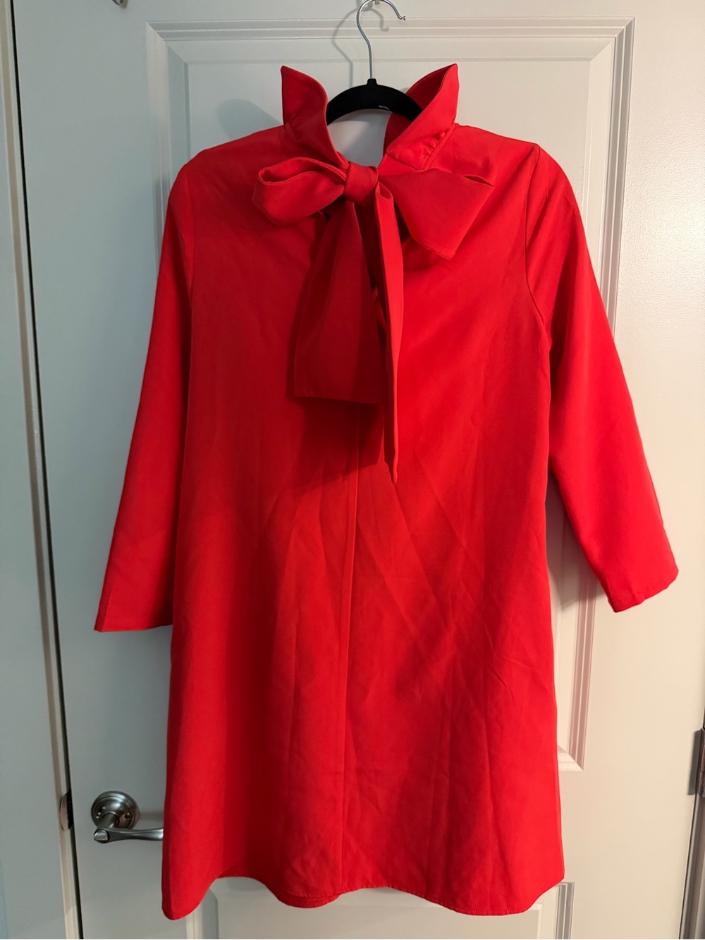 Tuckernuck Red Ruffle Neck A-Line Dress - Picture 2 of 3